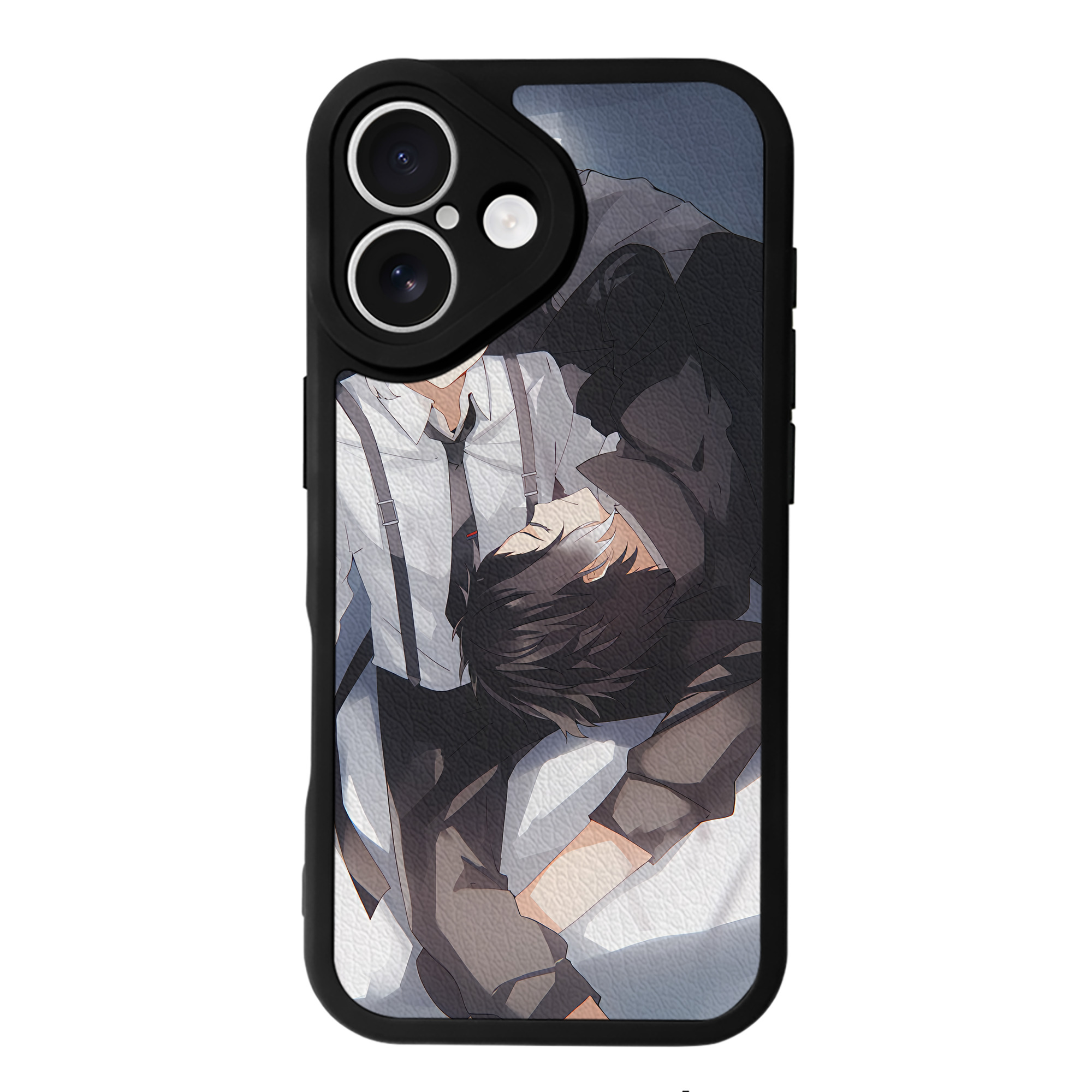 （画像用） 文豪ストレイドッグス Bungo Stray Dogs 【iPhone 16シリーズ対応】シリコンスマホケース（レザー調） 材質：シリコン
